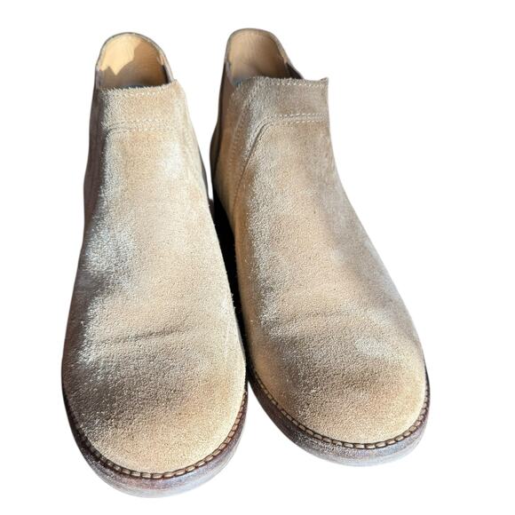 Clarks Women's Demi Beat Tan Suede Chelsea Slip On Ankle Bootie - Size 7 - Picture 5 of 10